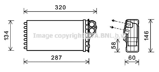 AVA QUALITY COOLING Siltummainis, Salona apsilde CN6279